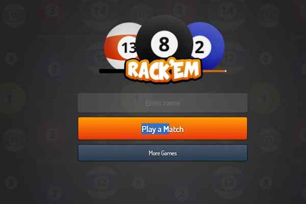 Play Online Rackem 8 Ball Pool Game