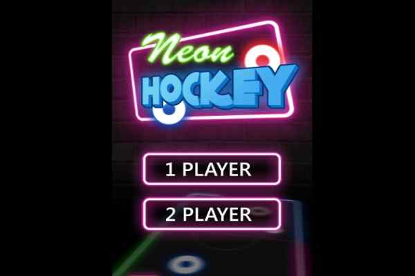 Play Online Neon Hockey Game