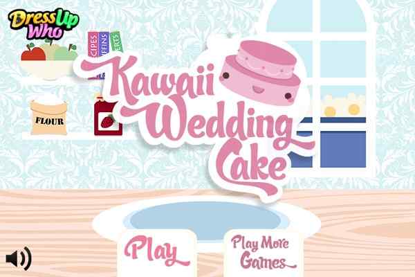 Play Online Kawaii Wedding Cake Game