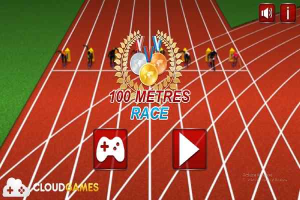 Play Online 100 Meters Race Game