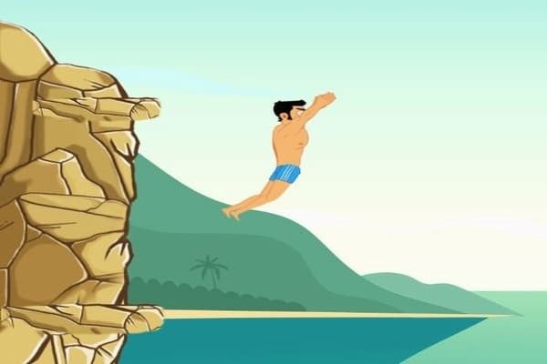 Play Online Cliff Diving Game