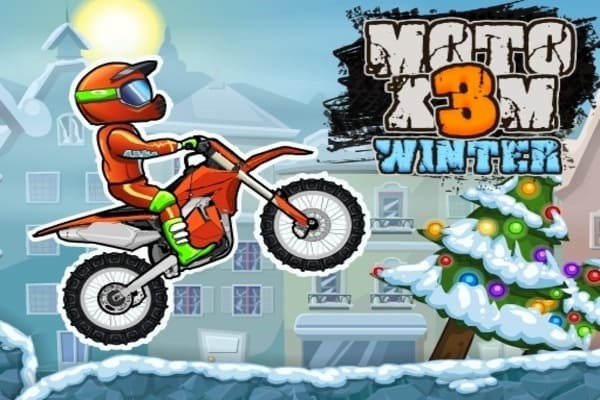 Play Online Moto X3M 4 Winter Game