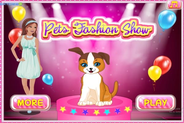 Play Online Pets Fashion Show Game