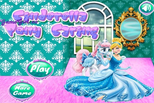 Play Online Cinderella Pony Caring Game