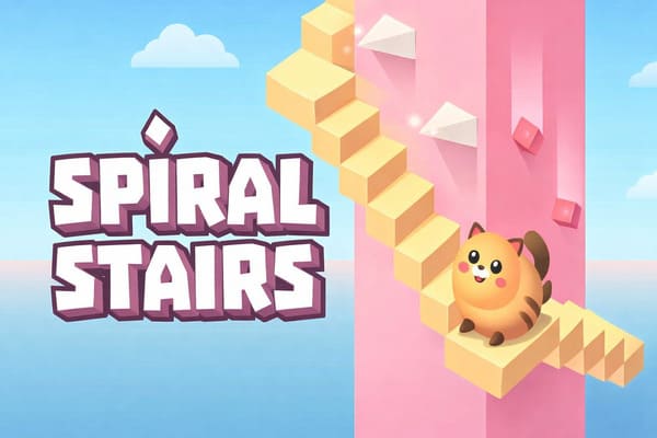 Play Online Spiral Stairs Game