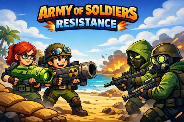 Play Online Army of Soldiers Resistance Game