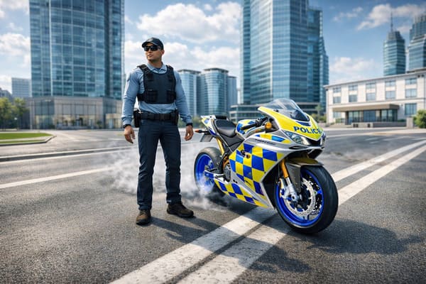 Play Online Police Motorbike Traffic Rider Game