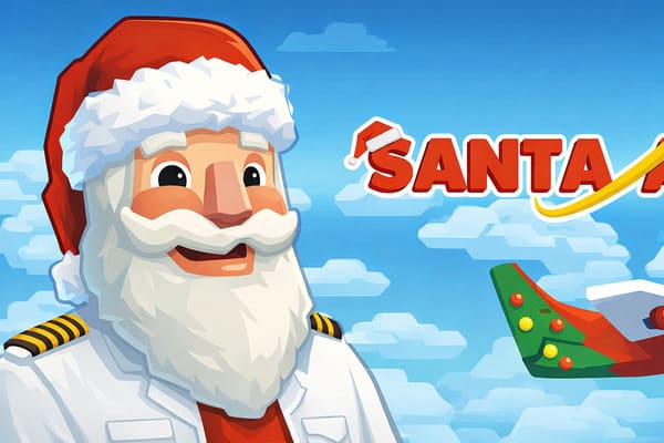 Play Online Santa Airlines Game