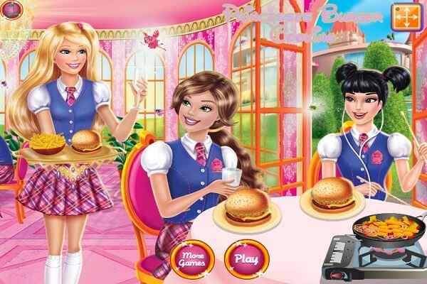 Play Online Princesses Burger Cooking Game